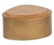 Jogo de Potes Decorativos em Madeira Waranka, gold | WestwingNow
