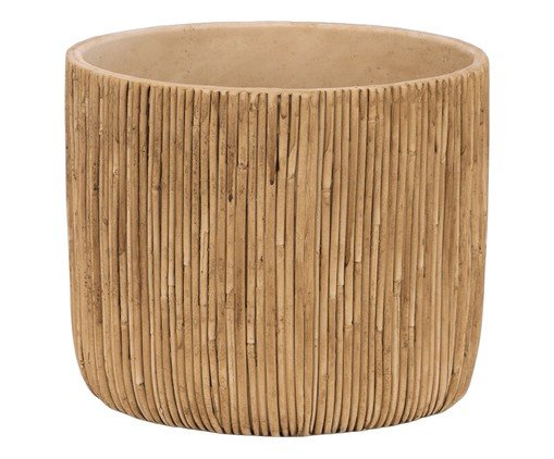 Cachepot em Cimento Kisu, beige | WestwingNow