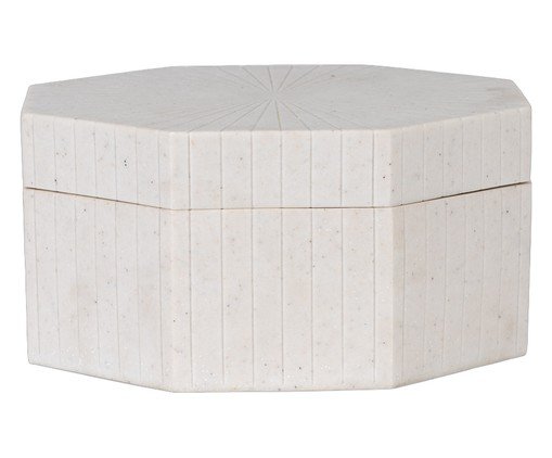 Caixa Decorativa Caterina, Off White | WestwingNow