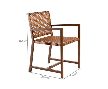 Cadeira com Braço Ofner - Natural | WestwingNow