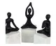 Jogo de Esculturas Yoga e Metal Helm, black | WestwingNow