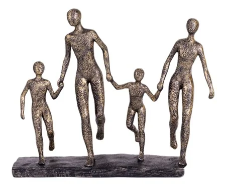 Escultura Familia Rosa | Westwing