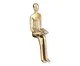 Escultura Pessoa Achosta, gold | WestwingNow