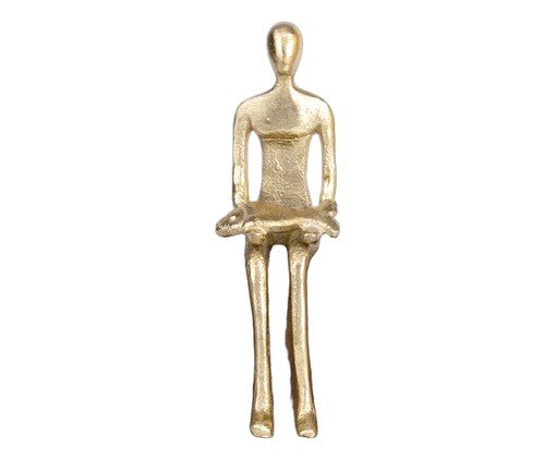 Escultura Pessoa Achosta, gold | WestwingNow