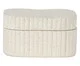 Caixa Decorativa Patrizia, Off White | WestwingNow
