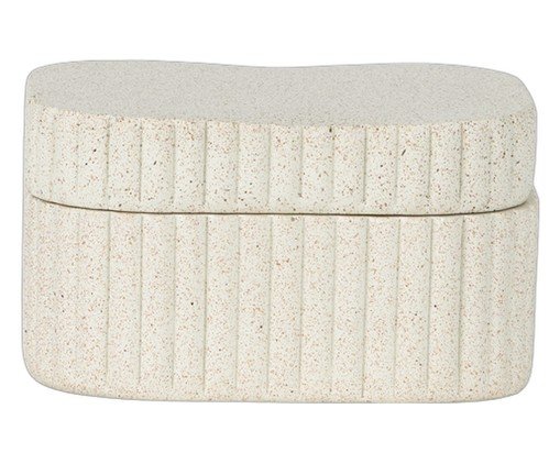 Caixa Decorativa Patrizia, Off White | WestwingNow
