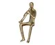 Escultura Pessoa em Metal Cornelius, gold | WestwingNow