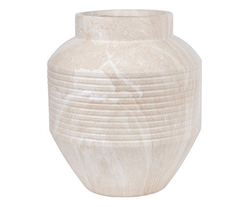 Vaso em Fibra de Vidro Laime, beige | WestwingNow