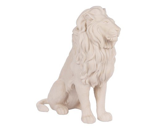 Escultura Leão Qhispi, Off White | WestwingNow