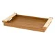 Jogo de Bandejas em Madeira Alanoca, beige | WestwingNow