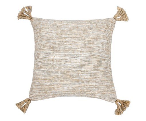 Capa de Almofada em Juta Elendur, beige | WestwingNow