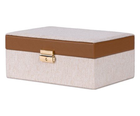 Caixa Decorativa Linho Leonardo | Westwing