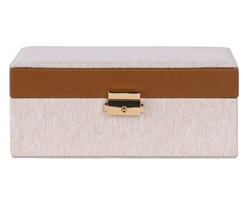 Caixa Decorativa Linho Leonardo, beige | WestwingNow