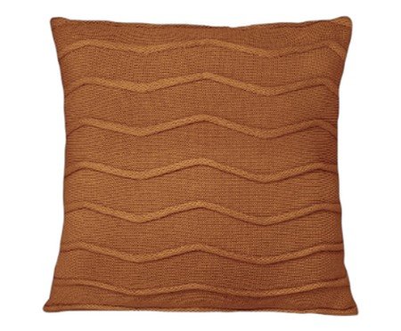 Almofada Tricô Waves Terracota | Westwing