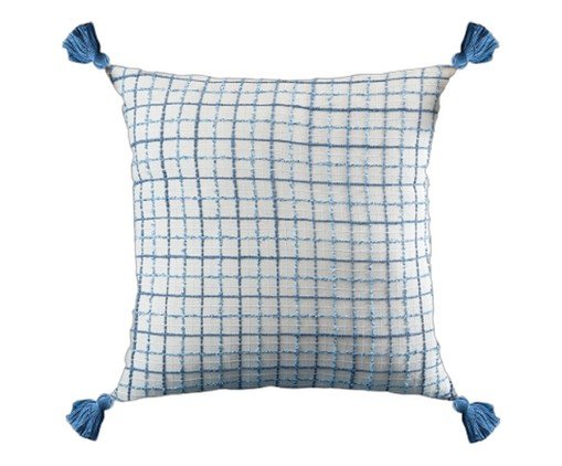 Capa para Almofada Motif com Tassel, blue | WestwingNow