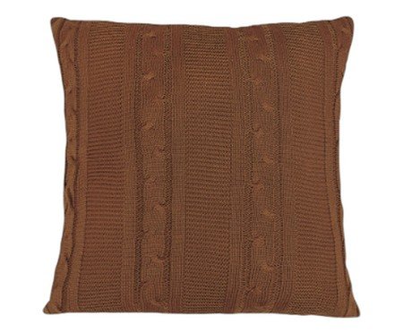 Capa para Almofada Tricô Tresse Terracota | Westwing