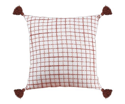 Capa para Almofada Motif com Tassel Teta, Terracotta | WestwingNow