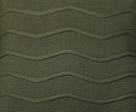 Almofada Tricô Waves Verde Oliva | Westwing