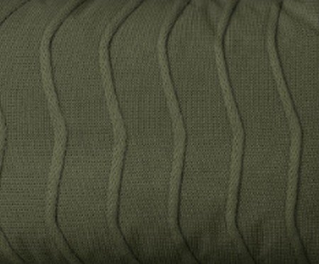 Almofada Tricô Waves Retangular Verde Oliva | Westwing