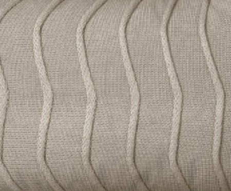 Almofada Tricô Waves Retangular Palha | Westwing