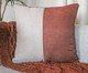 Capa para Almofada Rustic Linen com Recorte e Cordone, Terracotta | WestwingNow
