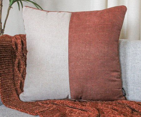 Capa para Almofada Rustic Linen com Recorte e Cordone | Westwing