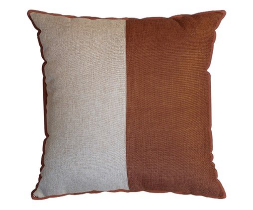 Capa para Almofada Rustic Linen com Recorte e Cordone, Terracotta | WestwingNow