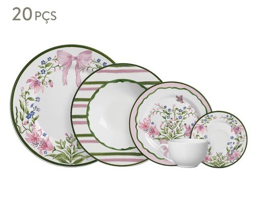 Aparelho de Jantar Bellet Bouquet Rosa, pink | WestwingNow