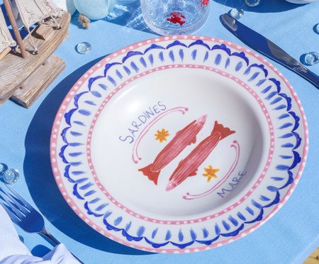 Jogo de Pratos para Massa Di Mare Azul | Westwing