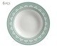 Jogo de Pratos Fundo Charlote Verde Claro, green | WestwingNow