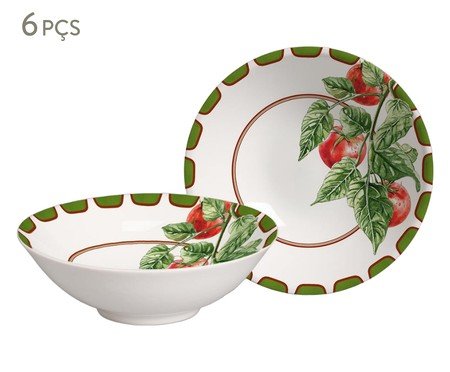 Jogo de Bowls Pomodoro Vermelho | Westwing