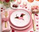 Jogo de Pratos para Sobremesa Love Is In The Air Rosa Claro, pink | WestwingNow