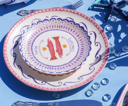 Jogo de Pratos para Sobremesa Di Mare Azul | Westwing