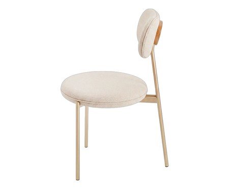 Cadeira Serena Boucle Champanhe | Westwing