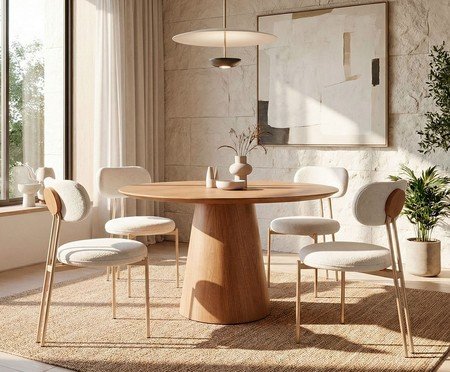 Cadeira Serena Boucle Champanhe | Westwing