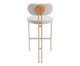 Banqueta Serena Boucle Champanhe, Off White | WestwingNow
