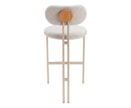 Banqueta Serena Boucle Champanhe | Westwing