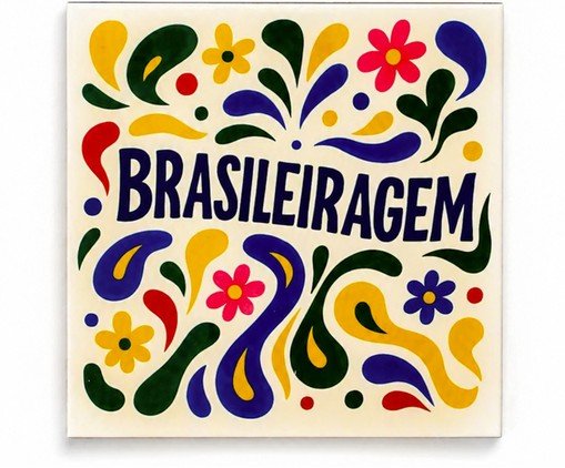 Azulejo Decorativo Brasileiragem Colorido Mimo Galeria, multicolor | WestwingNow