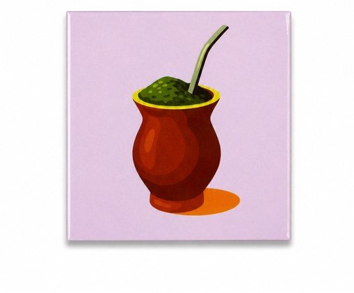 Mini Azulejo Decorativo Chimarrão Mimo Galeria, multicolor | WestwingNow