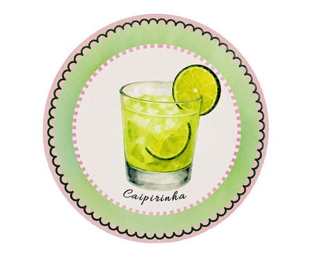 Azulejo Decorativo Redondo Caipirinha | Westwing