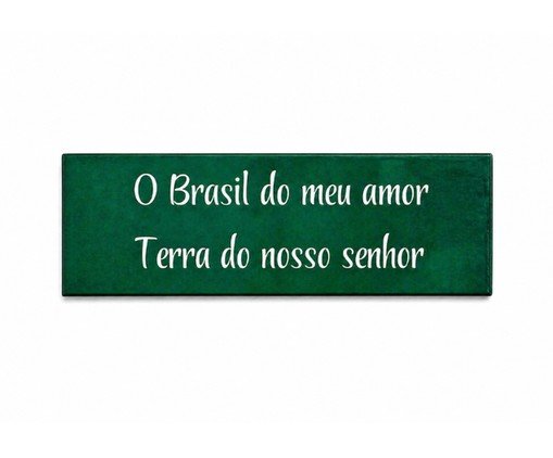 Azulejo Decorativo Brasil do Meu Amor Mimo Galeria, multicolor | WestwingNow