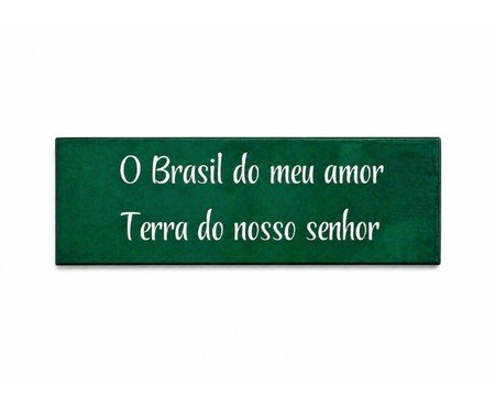 Azulejo Decorativo Brasil do Meu Amor Mimo Galeria | Westwing