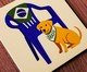 Mini Azulejo Decorativo Cachorro Caramelo Mimo Galeria, multicolor | WestwingNow