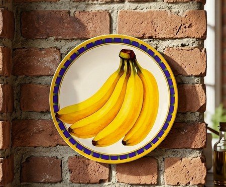Azulejo Decorativo Redondo Banana | Westwing