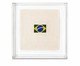 Quadro Acrílico Bordado Bandeirinha Brasil Mimo Galeria, multicolor | WestwingNow