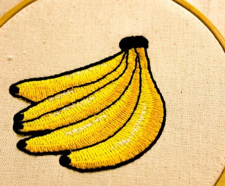 Bastidor Bordado Banana Mimo Galeria | Westwing