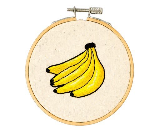 Bastidor Bordado Banana Mimo Galeria, multicolor | WestwingNow