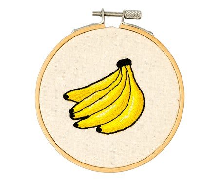 Bastidor Bordado Banana Mimo Galeria | Westwing