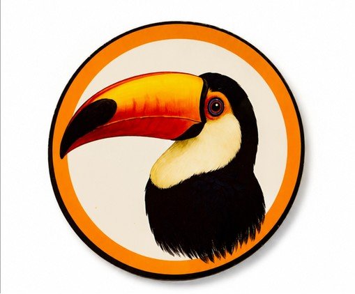 Azulejo Decorativo Redondo Tucano Mimo Galeria, multicolor | WestwingNow