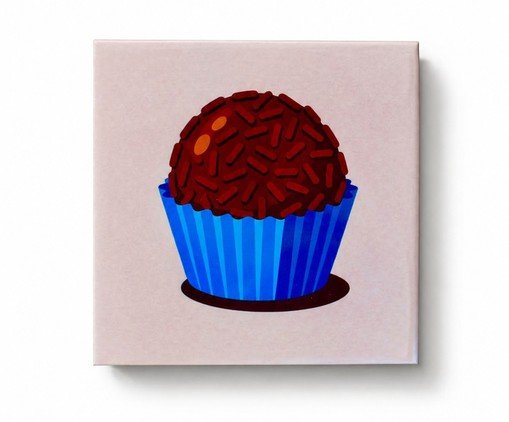Mini Azulejo Decorativo Brigadeiro Mimo Galeria, multicolor | WestwingNow